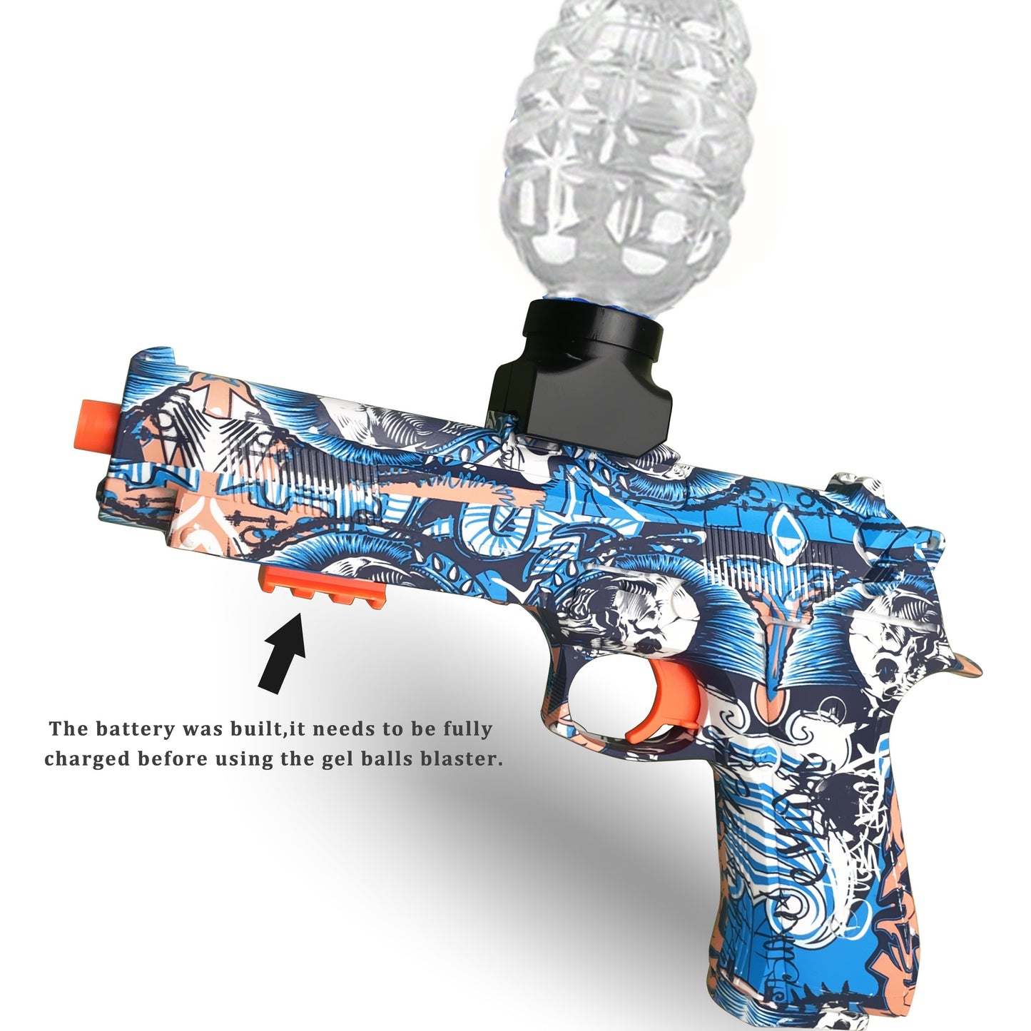 1911 Gel Water Ball Blaster,for Out door Activities Game Party