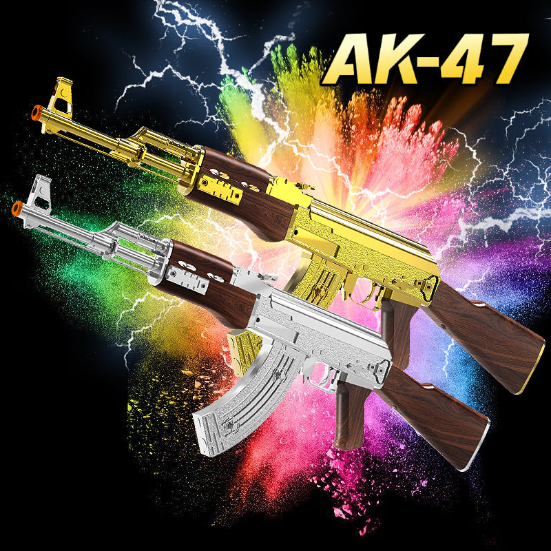 Golden AK Gel Water Ball Blaster,for Outdoor Activities Game Party. Electric Full Auto 18+