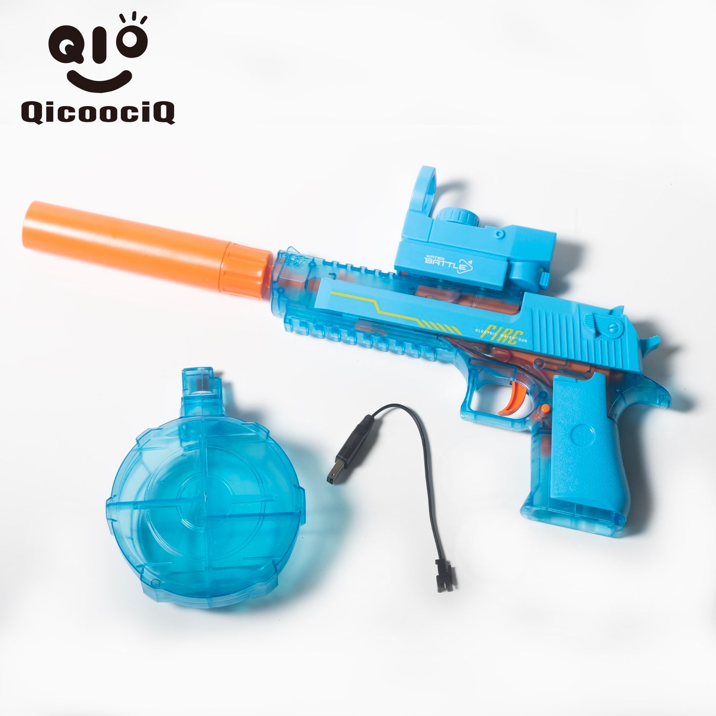Semi-automatic Automatic Electric Water Gun , Auto Water Suction Powerful Squirt Guns Pistol for Adults Kids, Auto Water Blaster Pistol Outdoor Summer Toys for Pool Beach Party