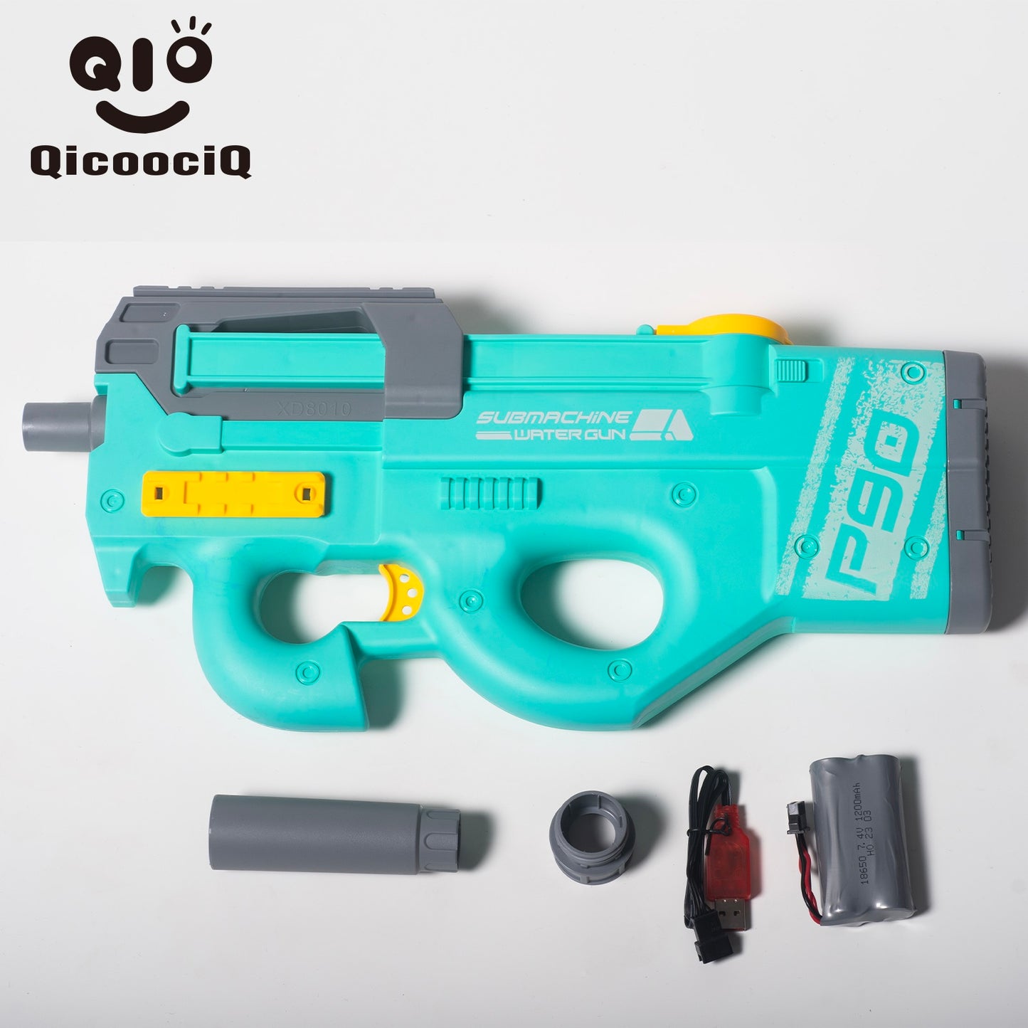 P90 Automatic Electric Water Gun , Auto Water Suction Powerful Squirt Guns Pistol for Adults Kids, Auto Water Blaster Pistol Outdoor Summer Toys for Pool Beach Party