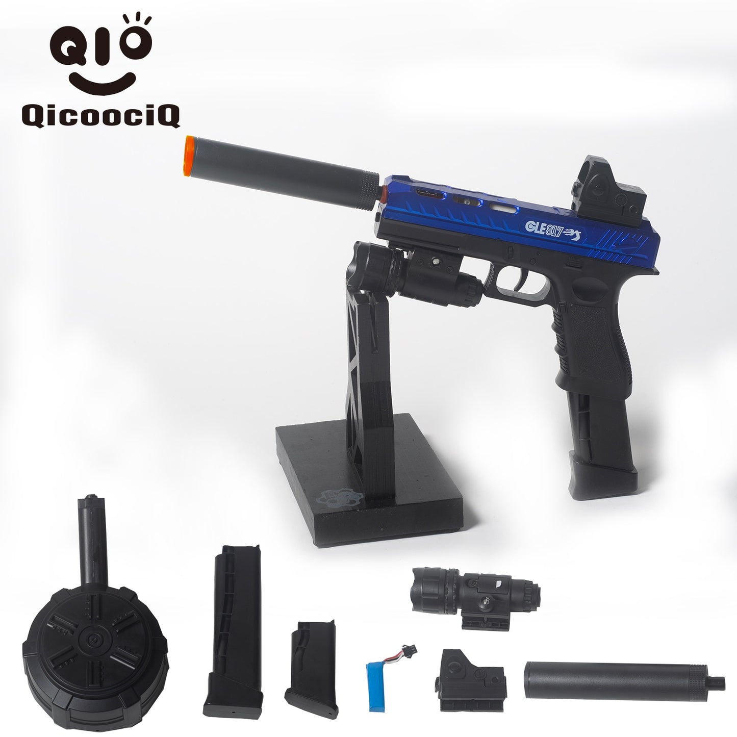 Electric Gel Ball Blaster Automatic Splatter Eco-Friendly Splat Gun for Outdoor Activities. 2MODE:Hand Movement And Electric Full Auto