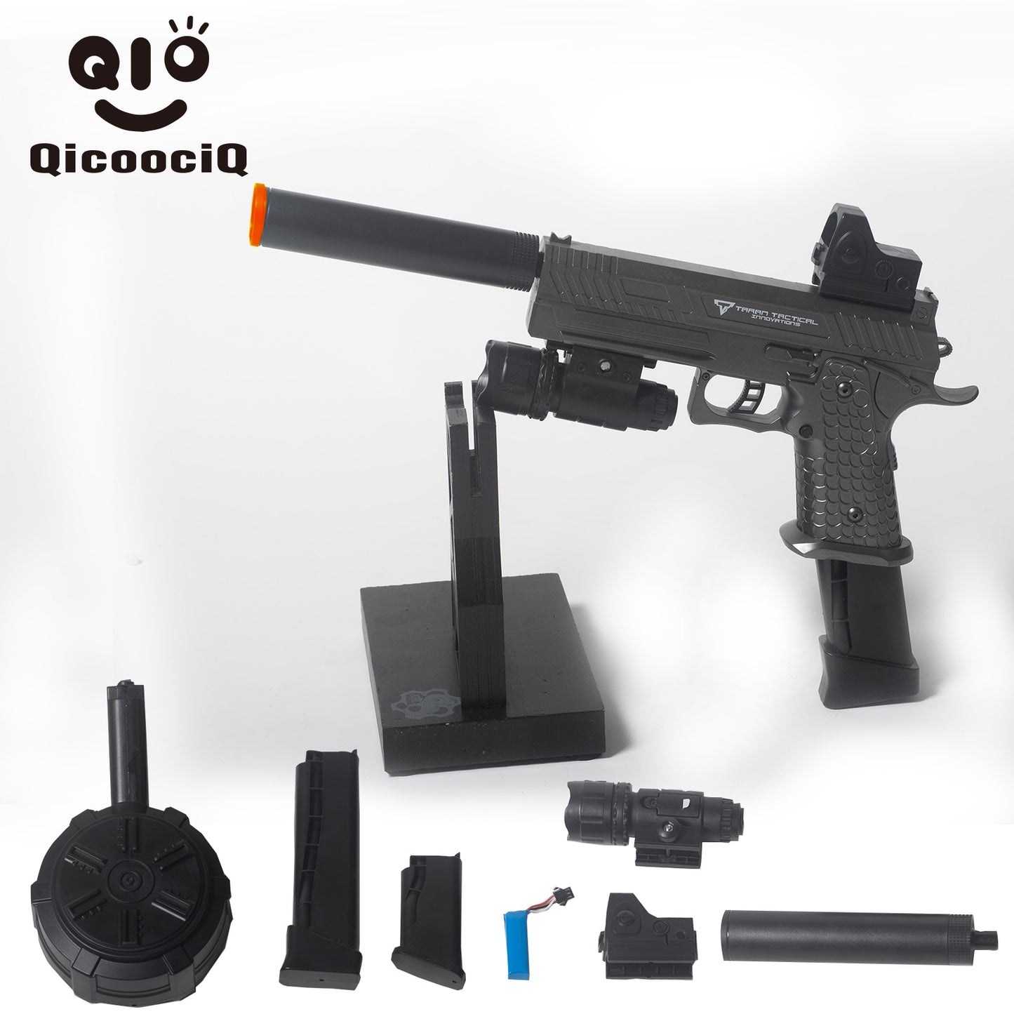 Electric Gel Ball Blaster Automatic Splatter Eco-Friendly Splat Gun for Outdoor Activities. 2MODE:Hand Movement And Electric Full Auto