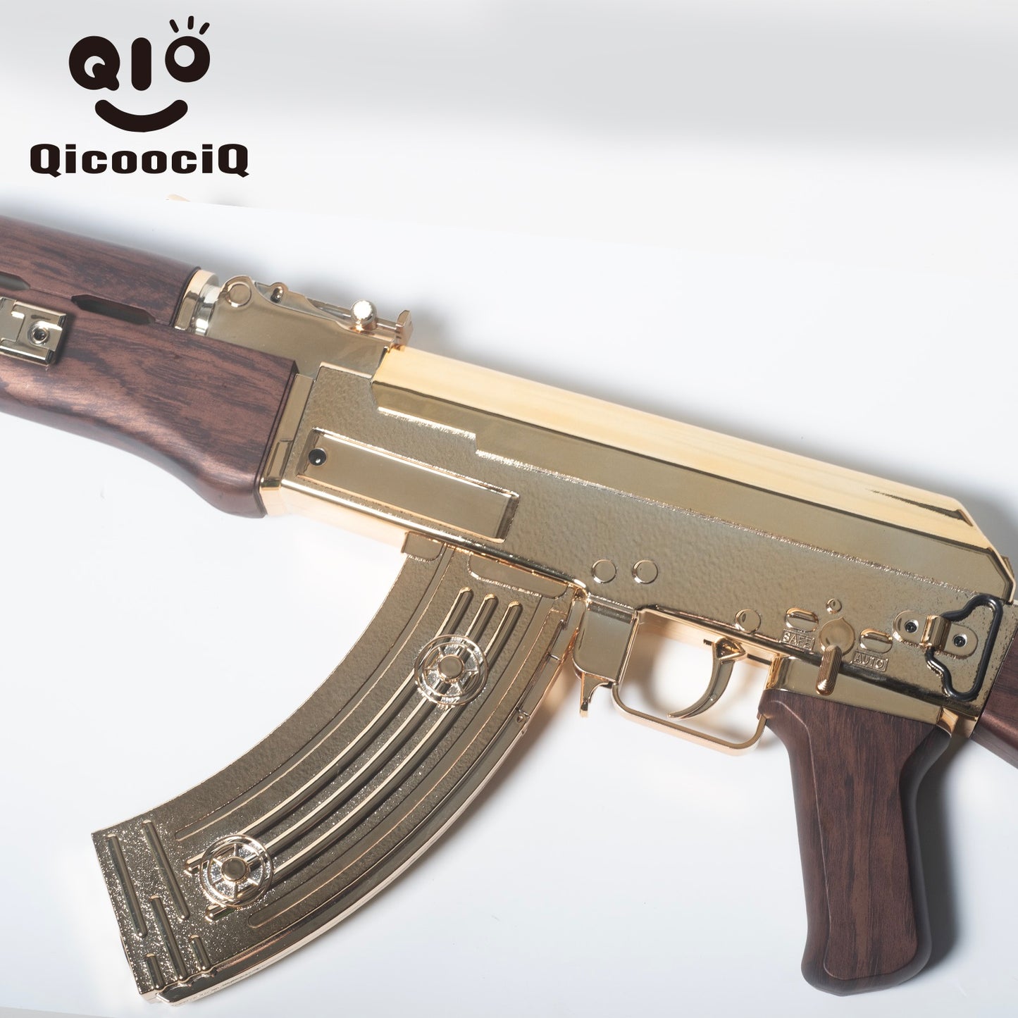 Golden AK Gel Water Ball Blaster,for Outdoor Activities Game Party. Electric Full Auto 18+