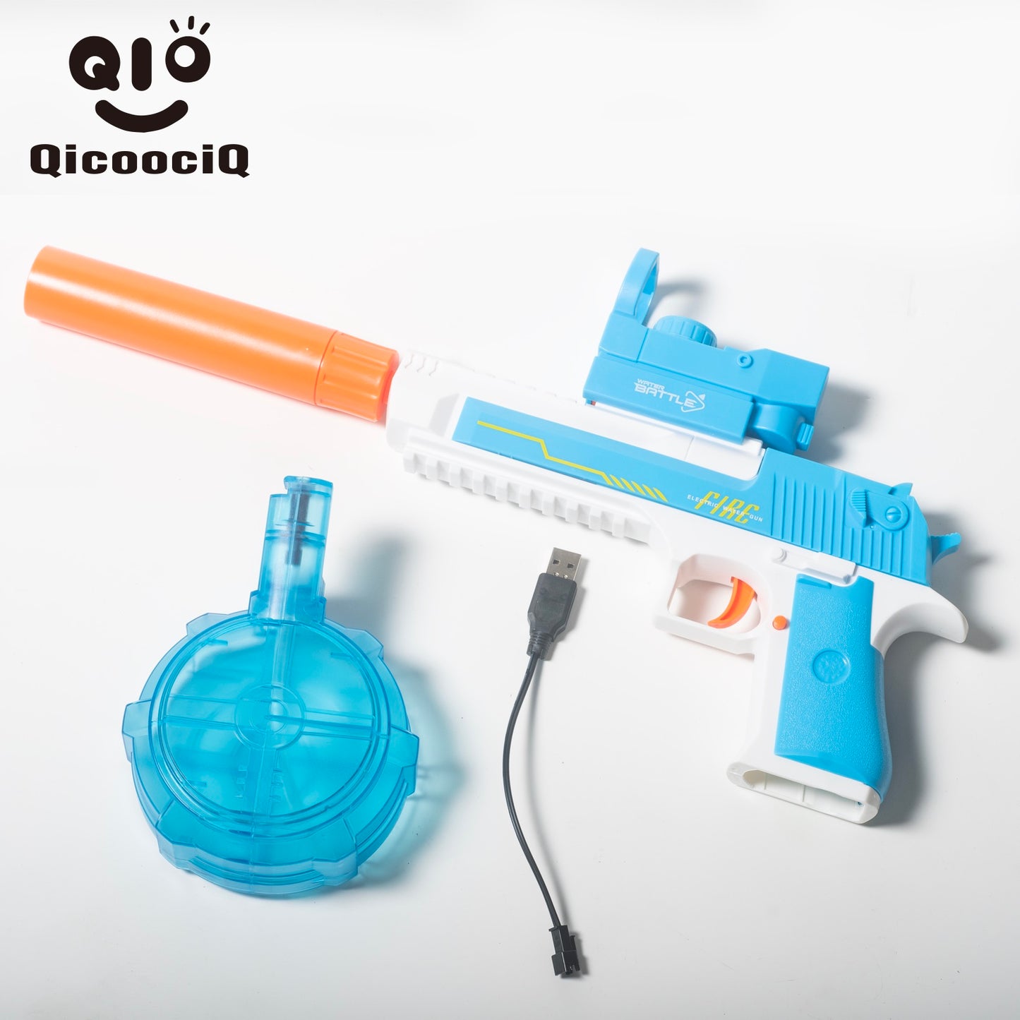 Semi-automatic Automatic Electric Water Gun , Auto Water Suction Powerful Squirt Guns Pistol for Adults Kids, Auto Water Blaster Pistol Outdoor Summer Toys for Pool Beach Party