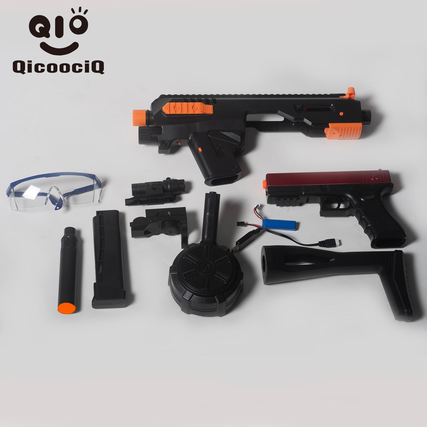 Electric Gel Ball Blaster Automatic Splatter Eco-Friendly Splat Gun for Outdoor Activities. 2MODE:Hand Movement And Electric Full Auto