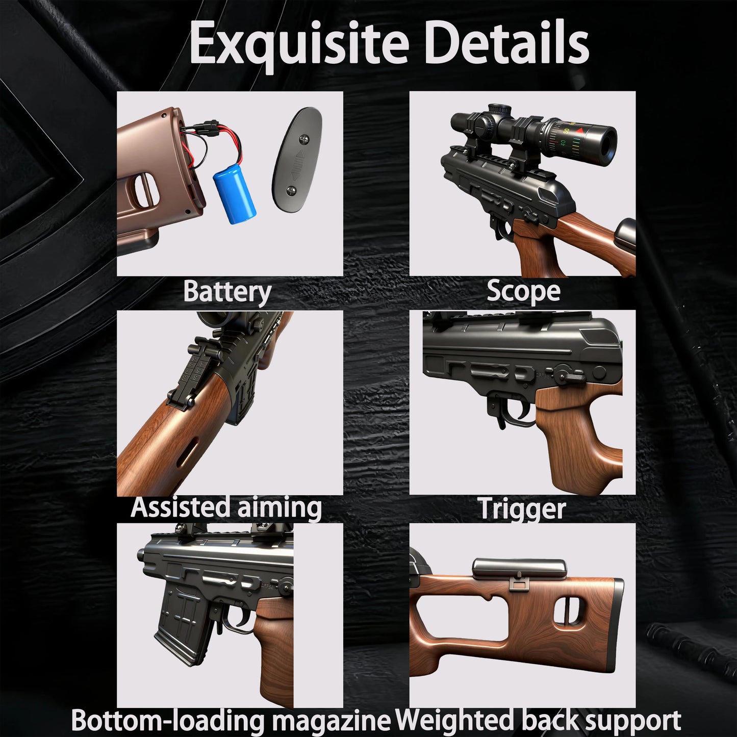 50%OFF,Free Shipping,Low Price Online. SVD Water Ball Blaster,for Out door Activities Game Party