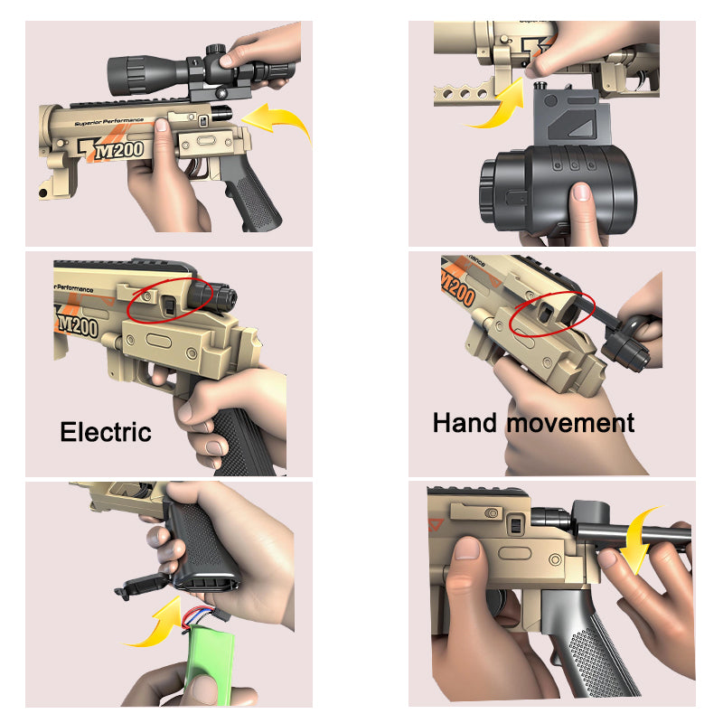 M200 Water Ball Blaster,for Out door Activities Game Party
