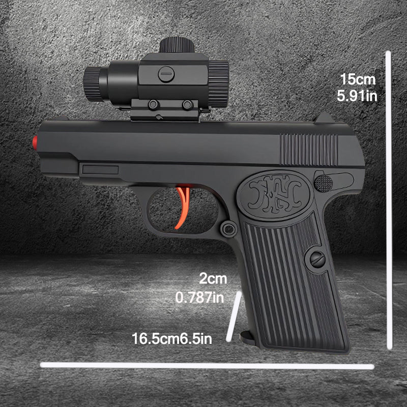 K-17 USE BB Ball or Water Ball. Toy Gun with Automatic Reloading Rebound Shell Ejecting and Soft Foam Blaster, Ideal for Shooting Games, Education Model Toys, Gift for Kids Boys Girls