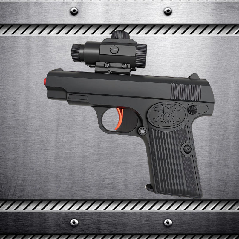 K-17 USE BB Ball or Water Ball. Toy Gun with Automatic Reloading Rebound Shell Ejecting and Soft Foam Blaster, Ideal for Shooting Games, Education Model Toys, Gift for Kids Boys Girls