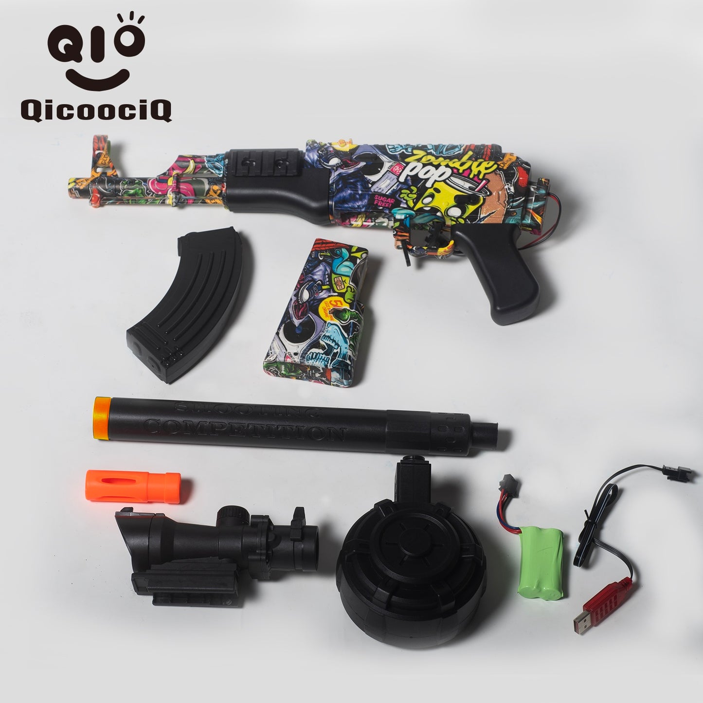 Mini AK47 Gel Water Ball Blaster,for Out door Activities Game Party