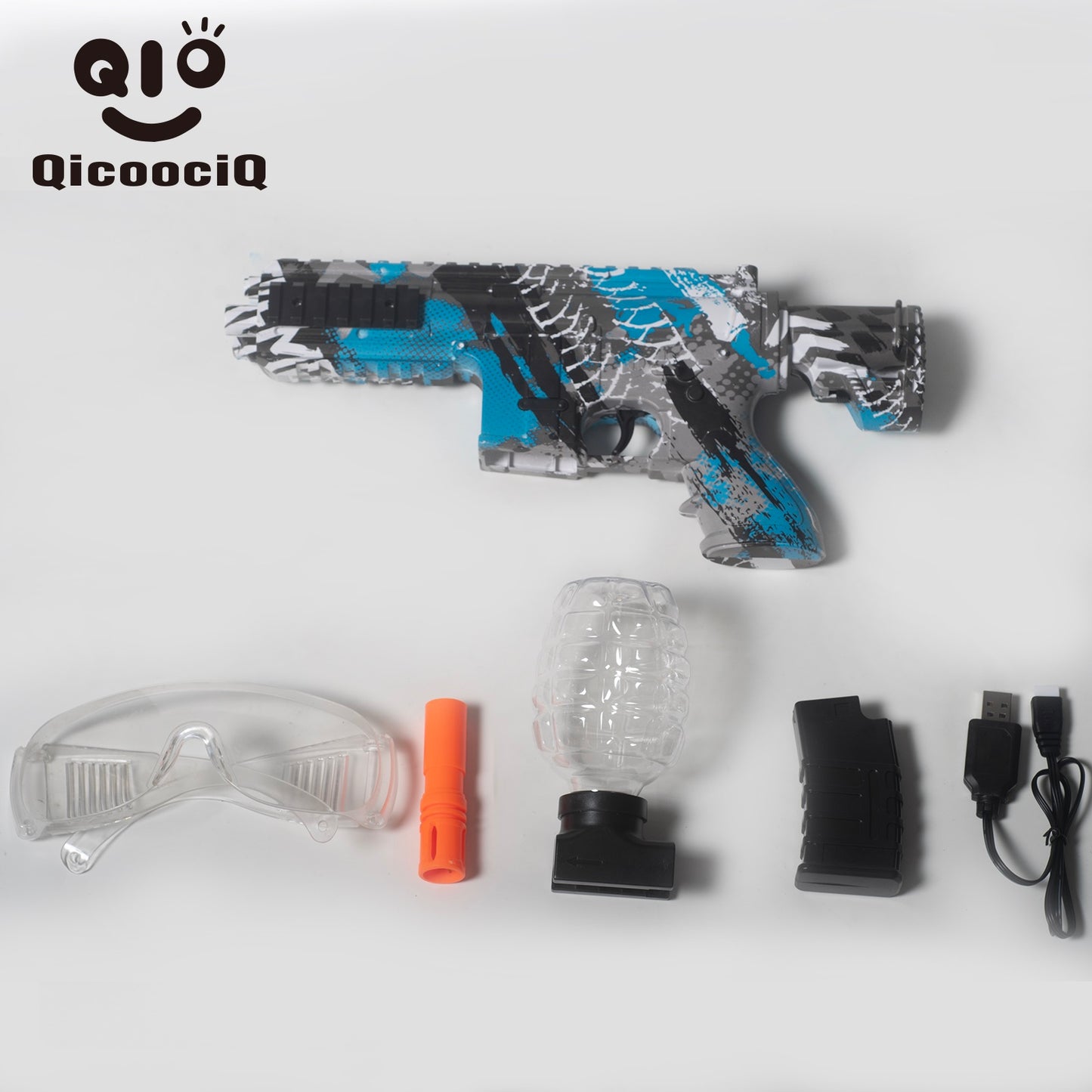 Mini 416 Gel Water Ball Blaster,for Out door Activities Game Party