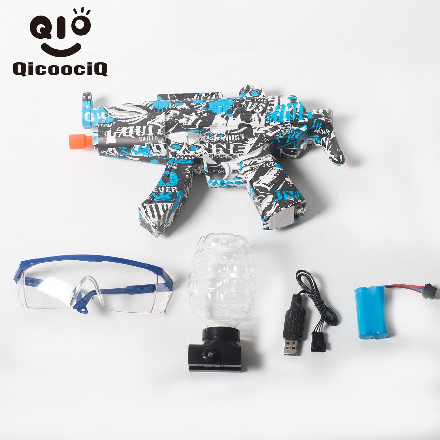 Mini MP5 Gel Water Ball Blaster,for Out door Activities Game Party