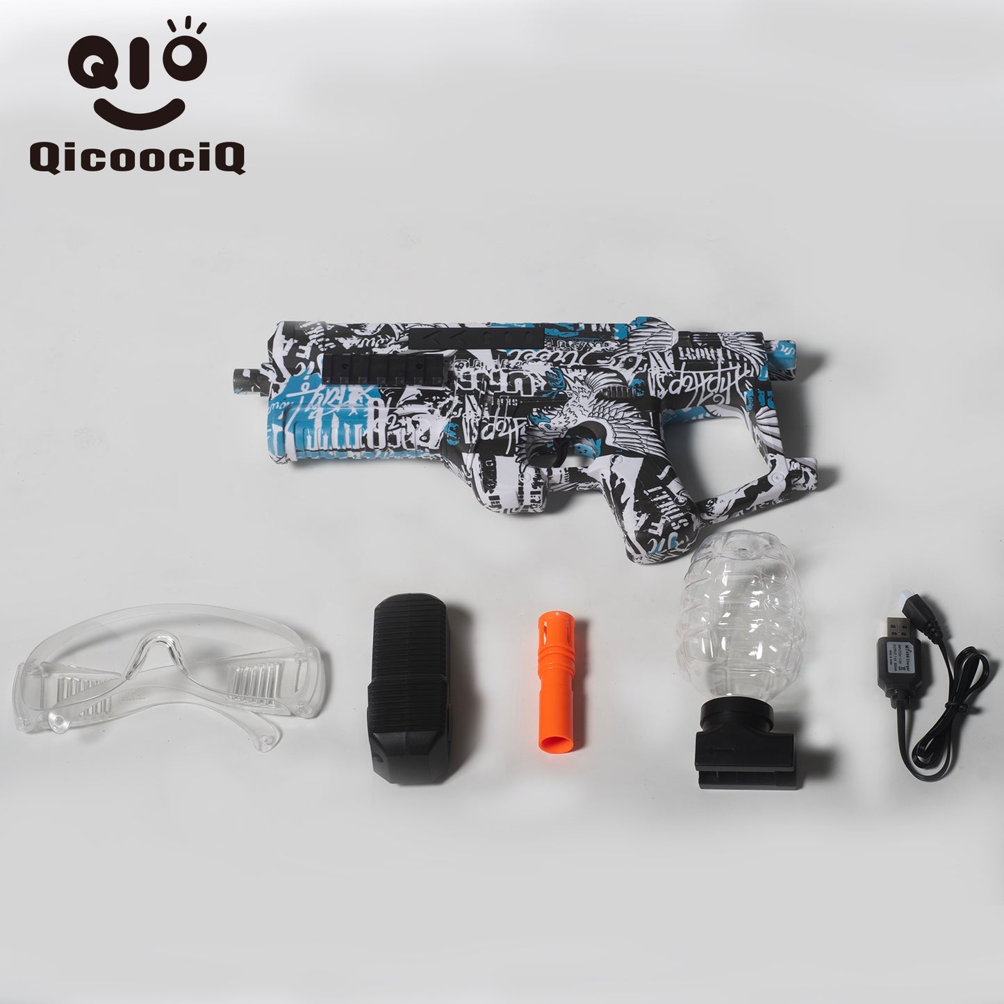 Mini AUG Gel Water Ball Blaster,for Out door Activities Game Party