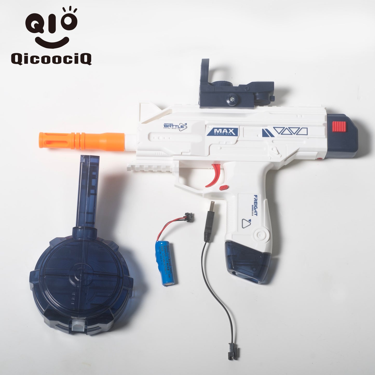 UZI Automatic Electric Water Gun , Auto Water Suction Powerful Squirt Guns Pistol for Adults Kids, Auto Water Blaster Pistol Outdoor Summer Toys for Pool Beach Party