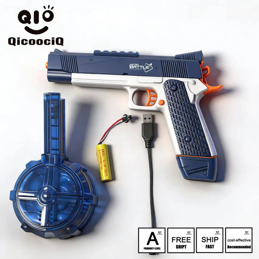 1911 Automatic Electric Water Gun , Auto Water Suction Powerful Squirt Guns Pistol for Adults Kids, Auto Water Blaster Pistol Outdoor Summer Toys for Pool Beach Party