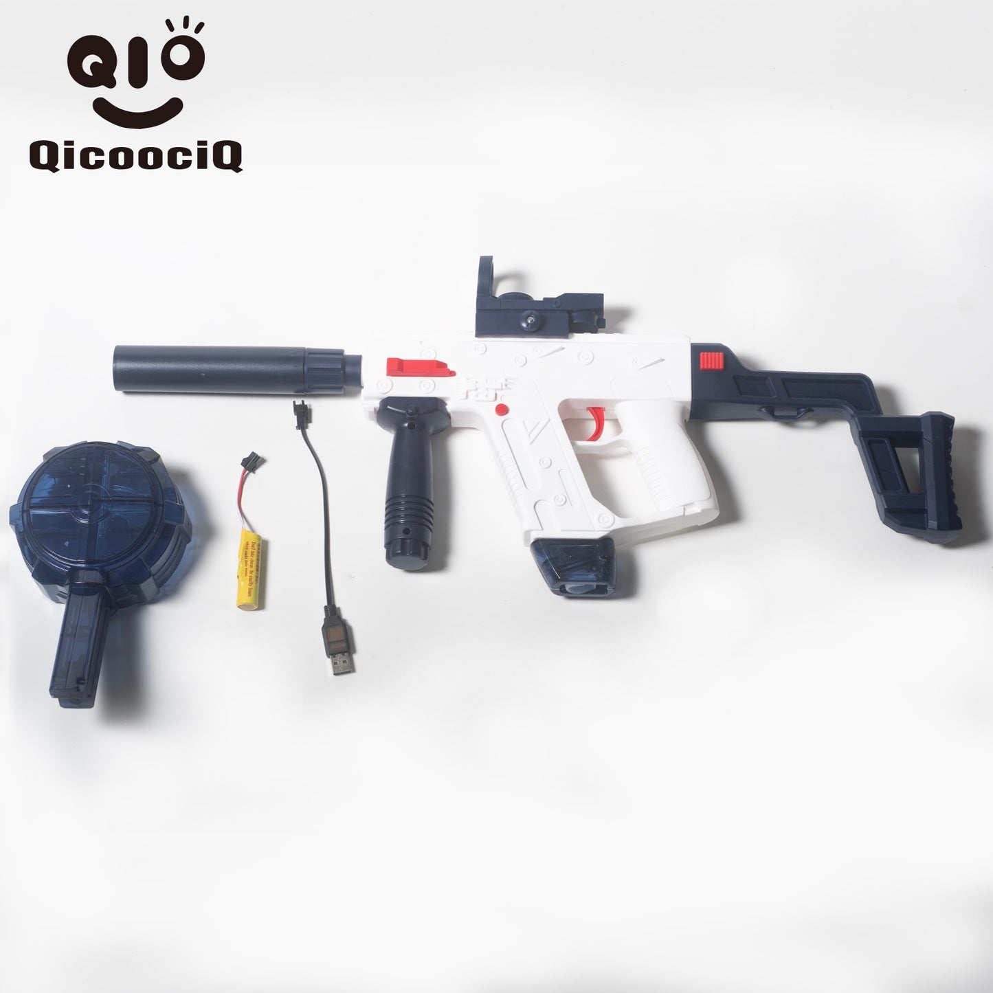 Vector Automatic Electric Water Gun , Auto Water Suction Powerful Squirt Guns Pistol for Adults Kids, Auto Water Blaster Pistol Outdoor Summer Toys for Pool Beach Party
