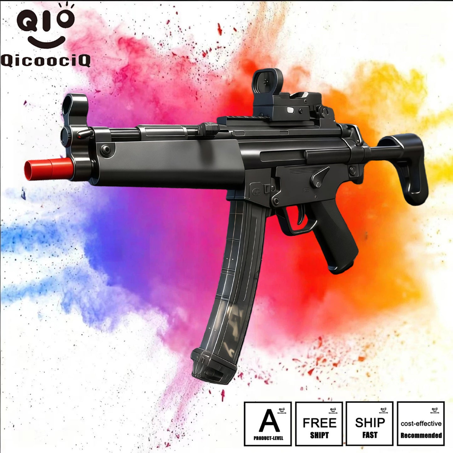 30%OFF,Free Shipping,Low Price Online.  MP5KA3 Gel Water Ball Blaster，for Outdoor Activities Game Party.2MODE:Hand Movement And Electric Full Auto（副本）