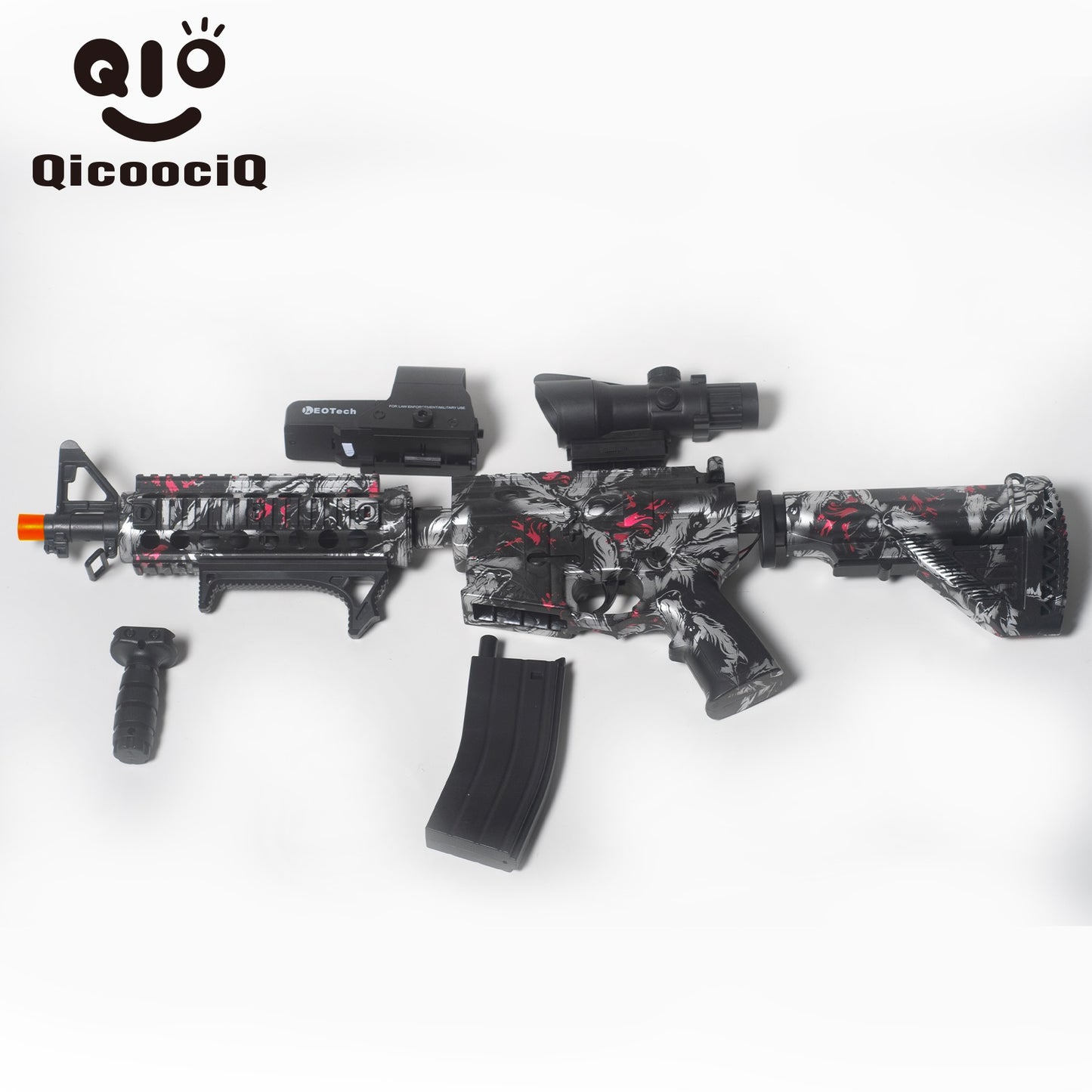 416 Gel Water Ball Blaster，for Outdoor Activities Game Party.2MODE:Hand Movement And Electric Full Auto