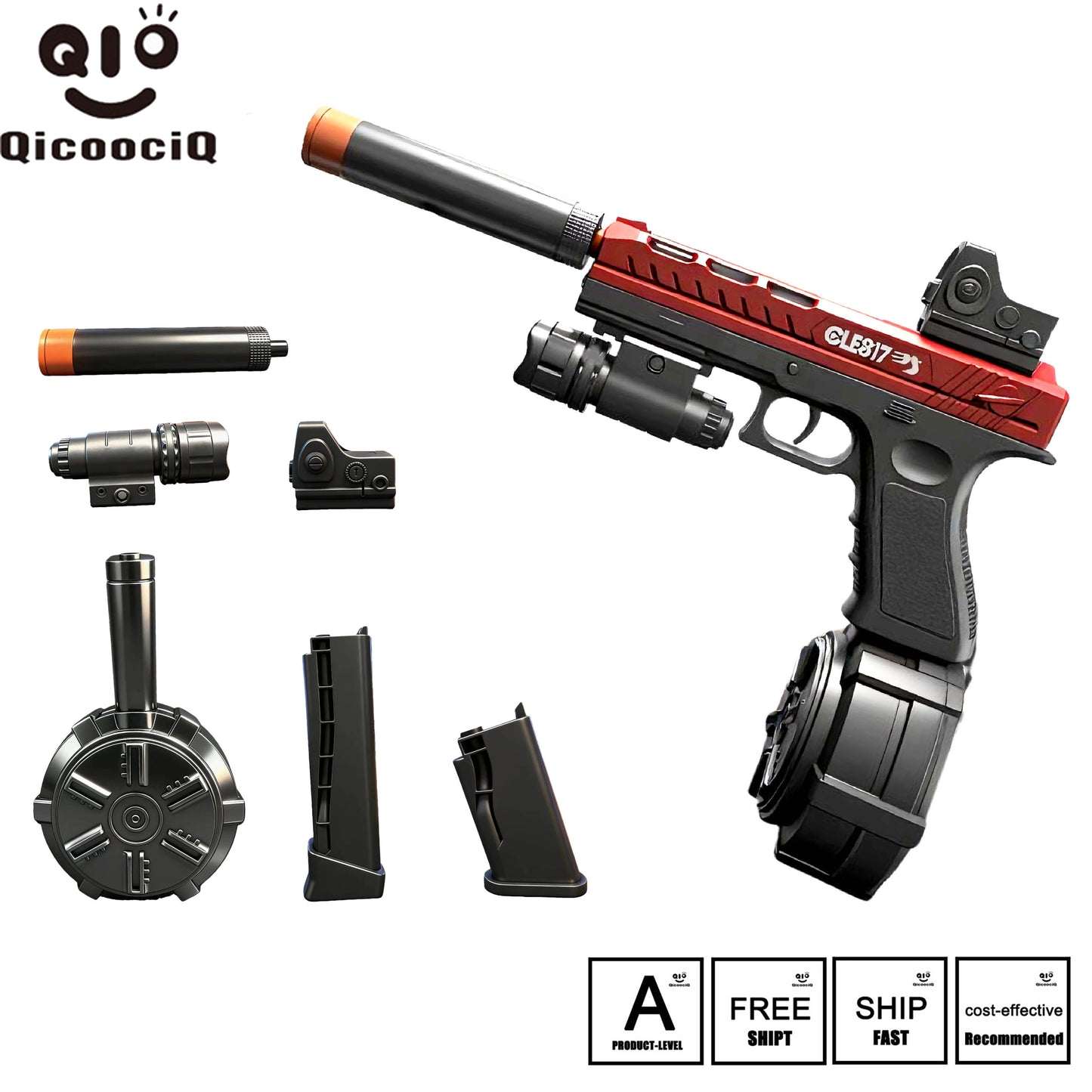 30%OFF,Free Shipping,Low Price Online.  Electric Gel Ball Blaster Automatic Splatter Eco-Friendly Splat Gun for Outdoor Activities.  2MODE:Hand Movement And Electric Full Auto