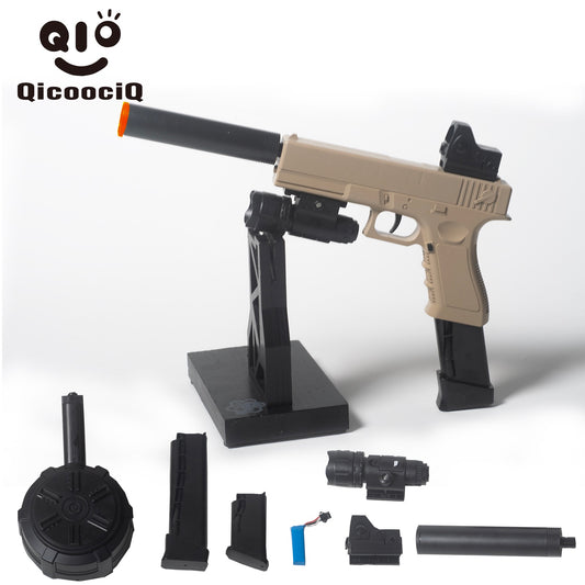 Electric Gel Ball Blaster Automatic Splatter Eco-Friendly Splat Gun for Outdoor Activities.  2MODE:Hand Movement And Electric Full Auto