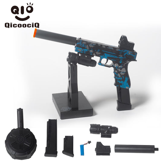 Electric Gel Ball Blaster Automatic Splatter Eco-Friendly Splat Gun for Outdoor Activities.  2MODE:Hand Movement And Electric Full Auto