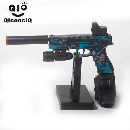 Electric Gel Ball Blaster Automatic Splatter Eco-Friendly Splat Gun for Outdoor Activities.  2MODE:Hand Movement And Electric Full Auto