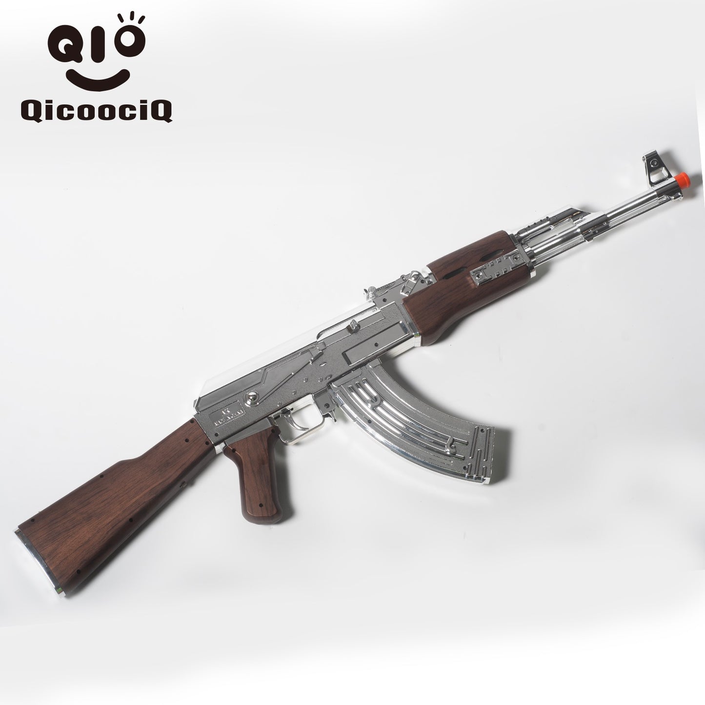Silvery AK Gel Water Ball Blaster，for Outdoor Activities Game Party. Electric Full Auto 18+