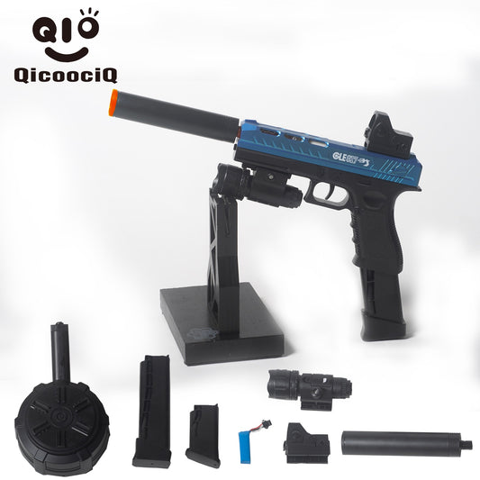 Electric Gel Ball Blaster Automatic Splatter Eco-Friendly Splat Gun for Outdoor Activities.  2MODE:Hand Movement And Electric Full Auto