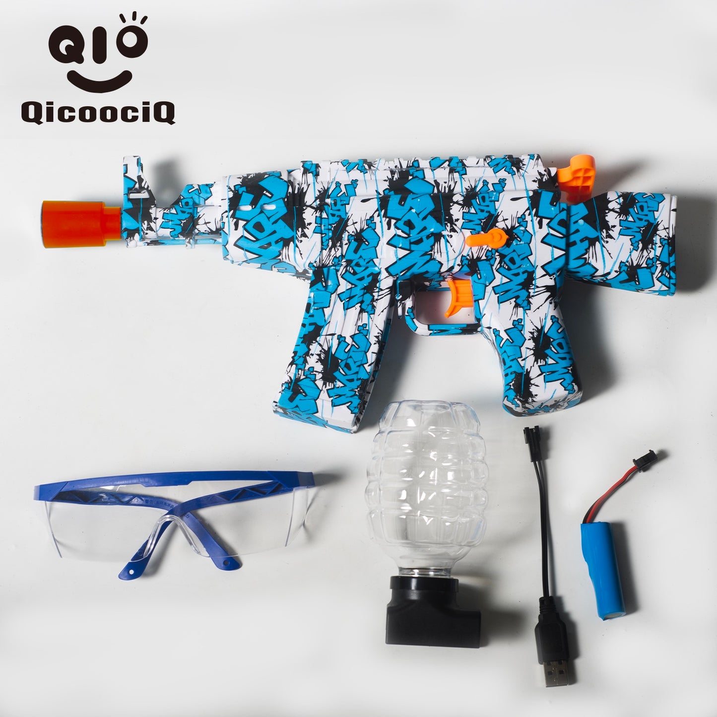 Mini AK47 Gel Water Ball Blaster，for Out door Activities Game Party