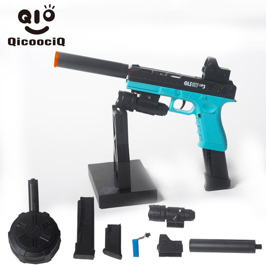 Electric Gel Ball Blaster Automatic Splatter Eco-Friendly Splat Gun for Outdoor Activities.  2MODE:Hand Movement And Electric Full Auto