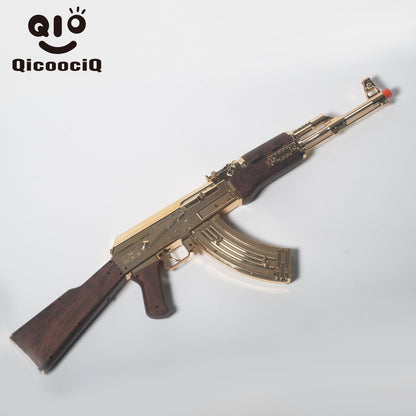 Golden AK Gel Water Ball Blaster，for Outdoor Activities Game Party. Electric Full Auto 18+