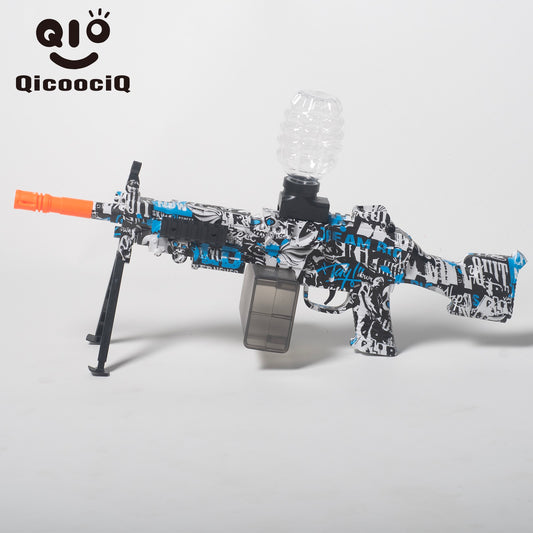 Mini M249  Gel Water Ball Blaster，for Outdoor Activities Game Party.2MODE:Hand Movement And Electric Full Auto