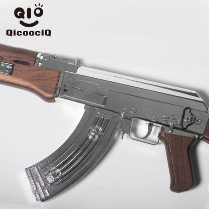Silvery AK Gel Water Ball Blaster，for Outdoor Activities Game Party. Electric Full Auto 18+