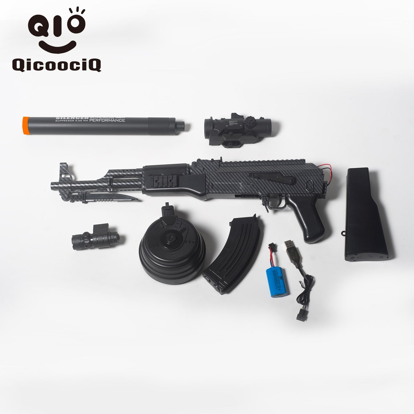 AK Gel Water Ball Blaster，for Outdoor Activities Game Party.2MODE:Hand Movement And Electric Full Auto