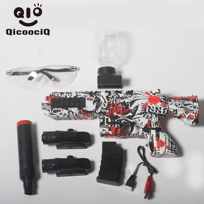 Mini 416 Gel Water Ball Blaster，for Out door Activities Game Party