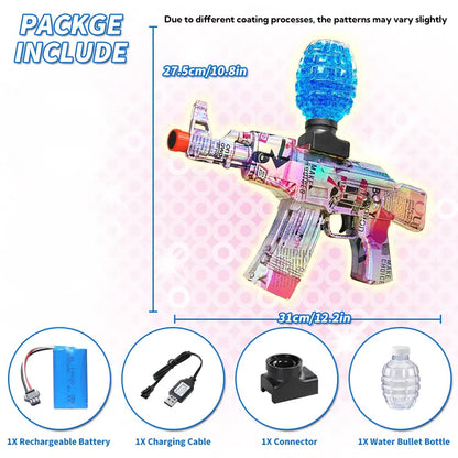 Mini Laser Design AK47 Gel Water Ball Blaster，for Out door Activities Game Party