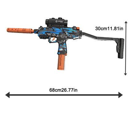 UZI Gel Water Ball Blaster，for Outdoor Activities Game Party.2MODE:Hand Movement And Electric Full Auto