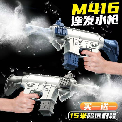 MINI M4  Automatic Electric Water Gun , Auto Water Suction Powerful Squirt Guns Pistol for Adults Kids, Auto Water Blaster Pistol Outdoor Summer Toys for Pool Beach Party