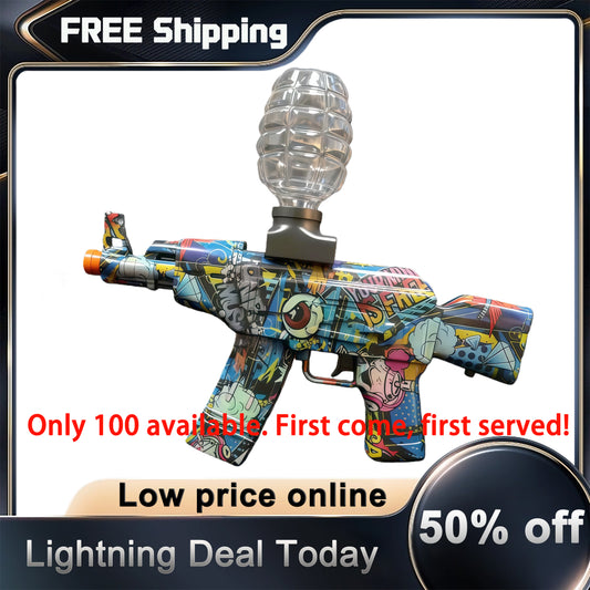 Mini Laser Design AK47 Gel Water Ball Blaster，for Out door Activities Game Party