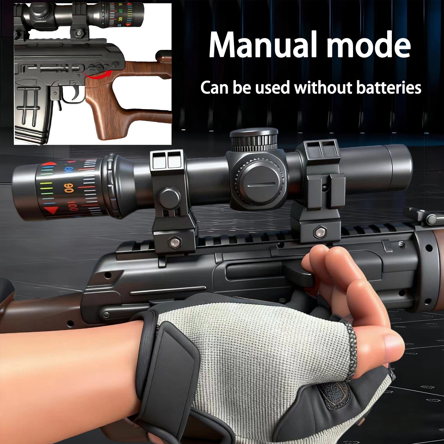 SVD Water Ball Blaster，for Out door Activities Game Party