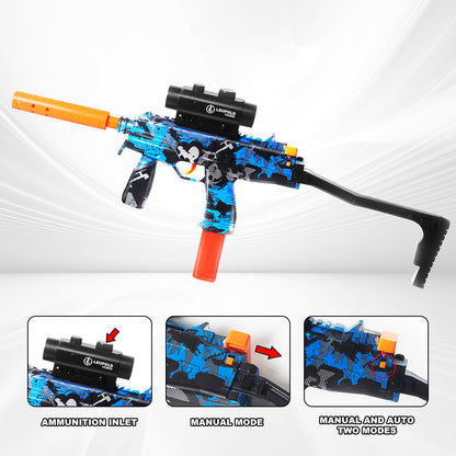 MP9 Gel Water Ball Blaster，for Outdoor Activities Game Party.2MODE:Hand Movement And Electric Full Auto