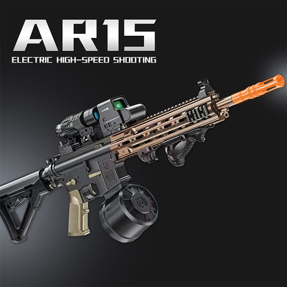 AR15  Gel Water Ball Blaster，for Outdoor Activities Game Party.2MODE:One Shot And Electric Full Auto