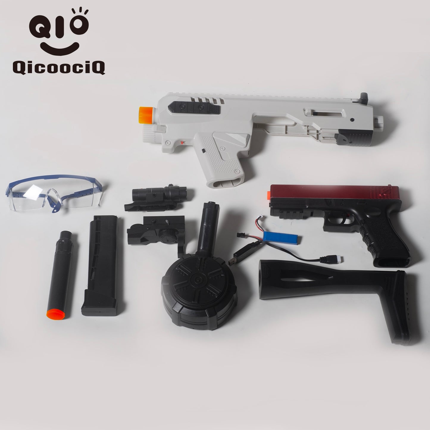 Electric Gel Ball Blaster Automatic Splatter Eco-Friendly Splat Gun for Outdoor Activities.  2MODE:Hand Movement And Electric Full Auto
