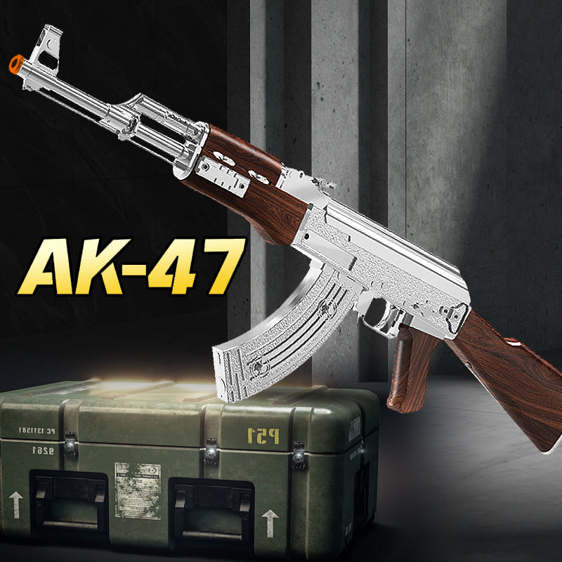 Golden AK Gel Water Ball Blaster，for Outdoor Activities Game Party. Electric Full Auto 18+