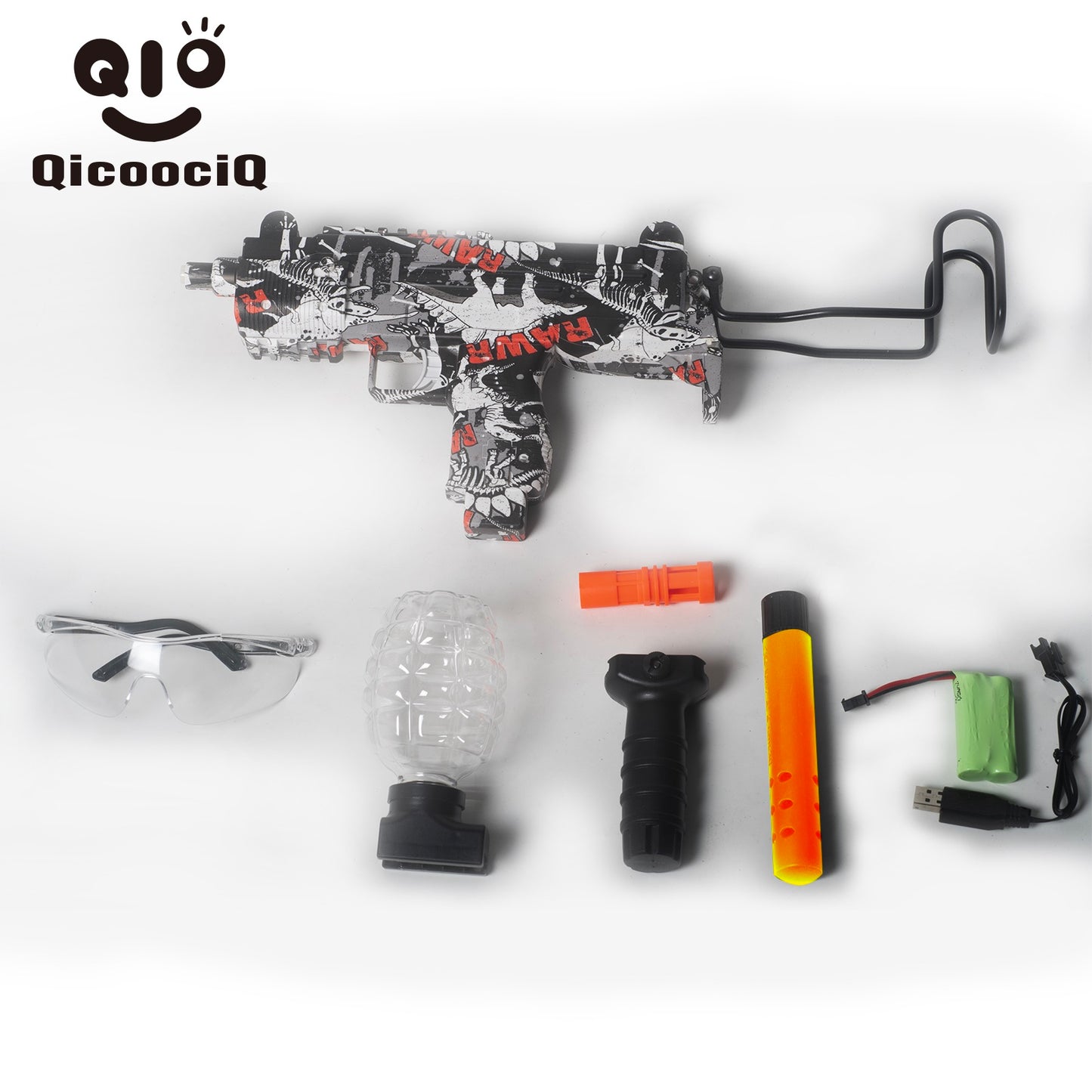 Mini UZI Gel Water Ball Blaster，for Out door Activities Game Party