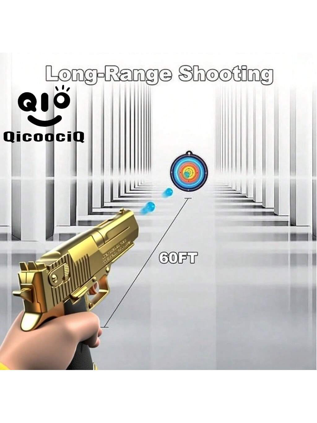 Gel Water Ball Blaster，for Outdoor Activities Game Party
