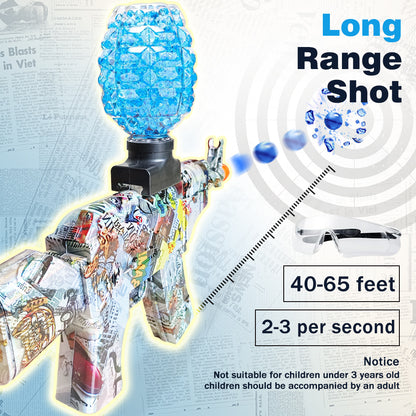 Mini Laser Design AK47 Gel Water Ball Blaster，for Out door Activities Game Party