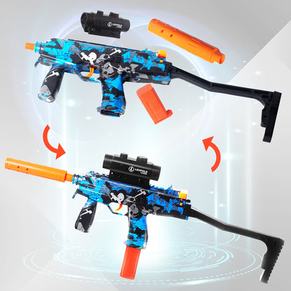 MP9 Gel Water Ball Blaster，for Outdoor Activities Game Party.2MODE:Hand Movement And Electric Full Auto