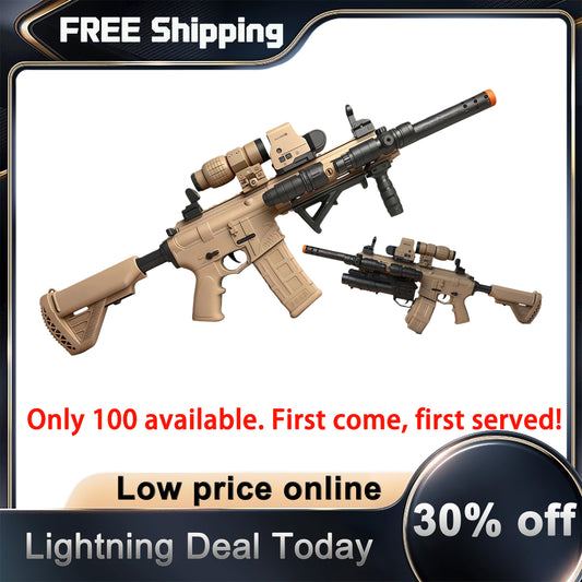 30%OFF,Free Shipping,Low Price Online.  3 Firing Modes Large Gel Splatter Blaster for Orbeez with glasses Suitable for Backyard Fun and Outdoor Team Shooting Games,416 Full configuration.Full configuration