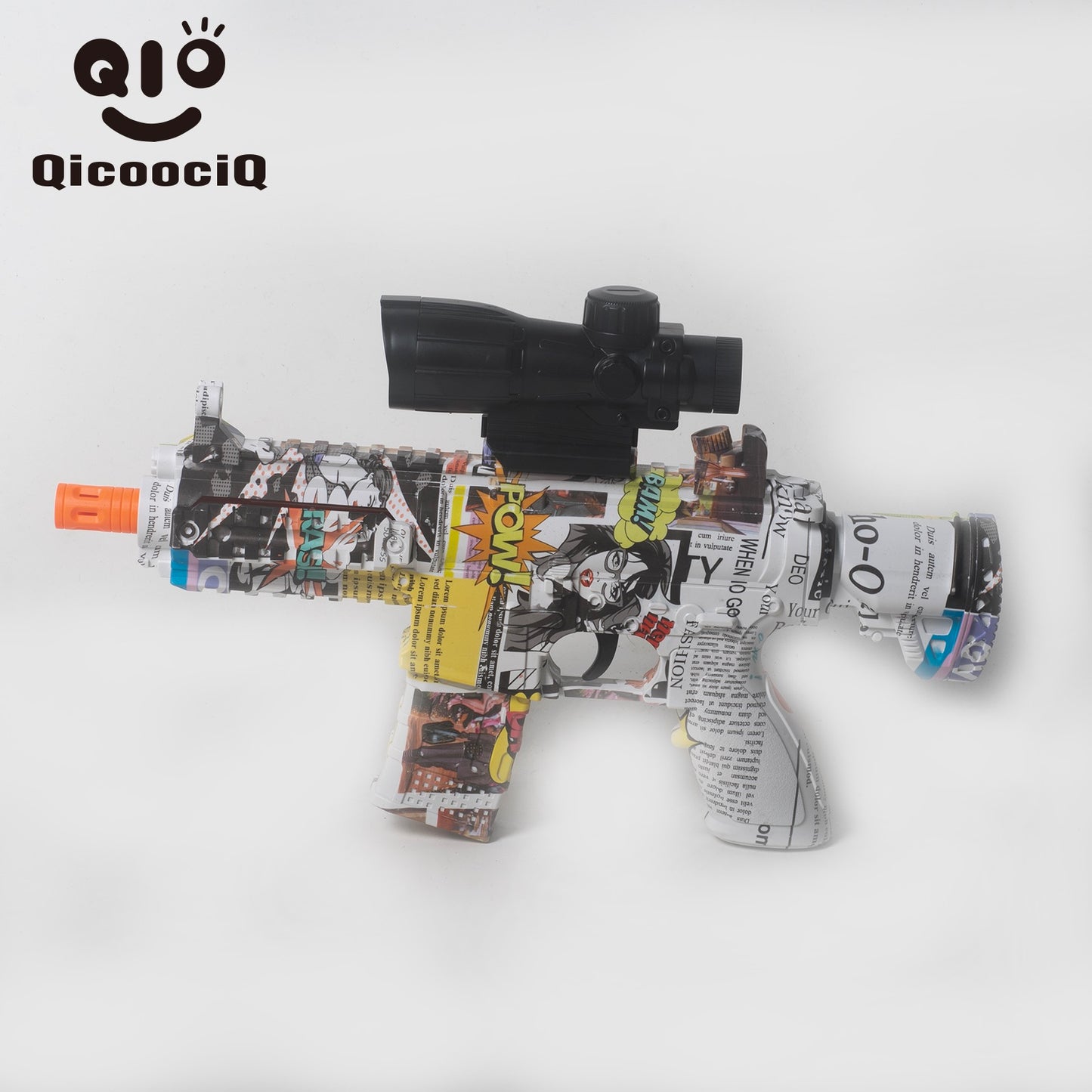 Mini 416 Gel Water Ball Blaster，for Outdoor Activities Game Party